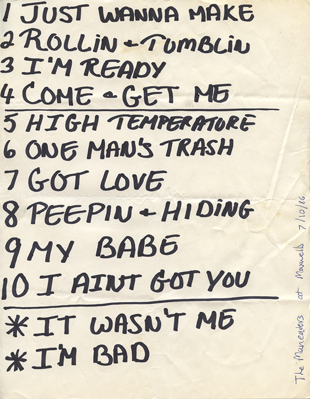 MAXWELLSJuly1986